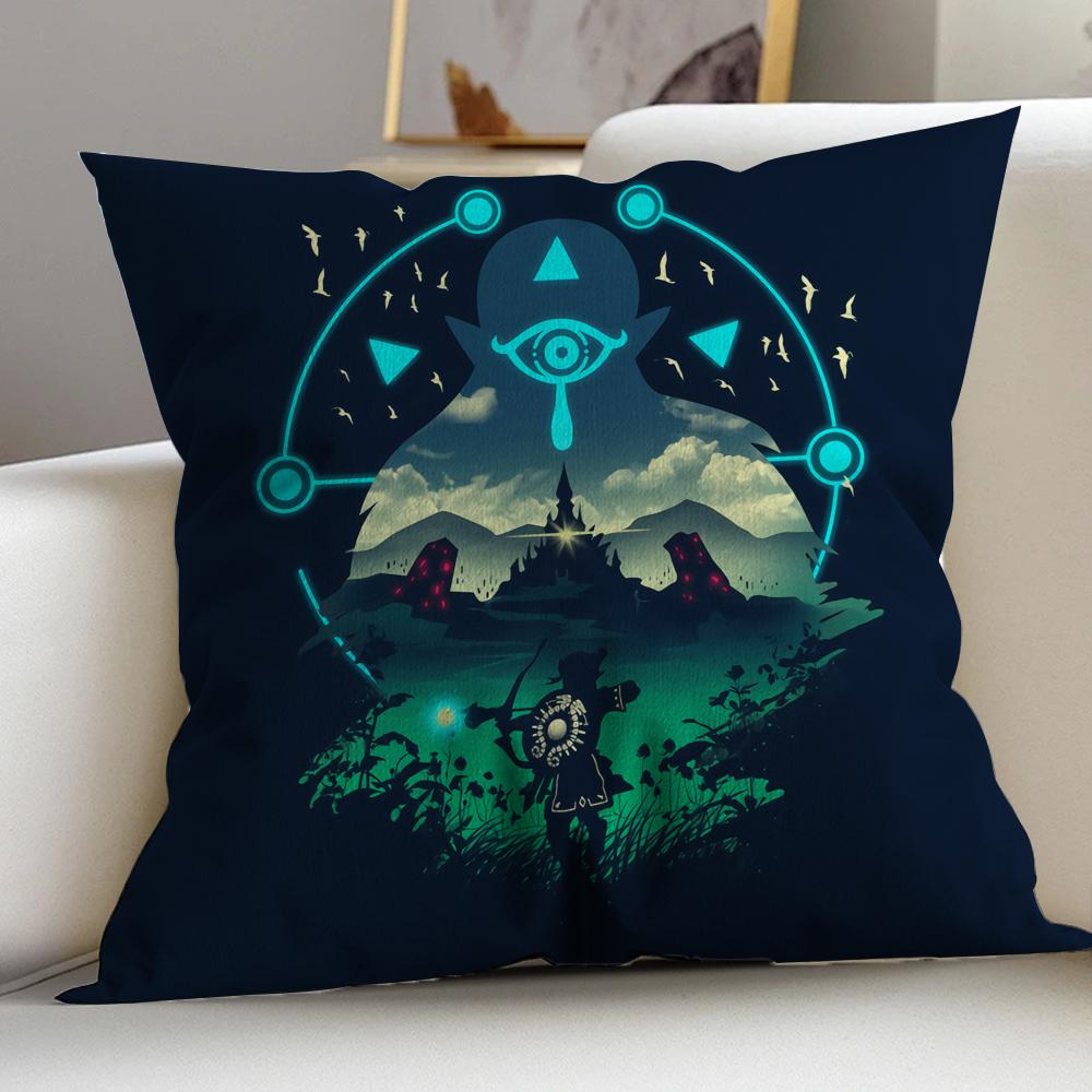 

Игра Легенда о Зельде Подушки Подарки Мебель для дома и офиса Спальня Диван Автомобильная наволочка 45х45см 12x12Inch