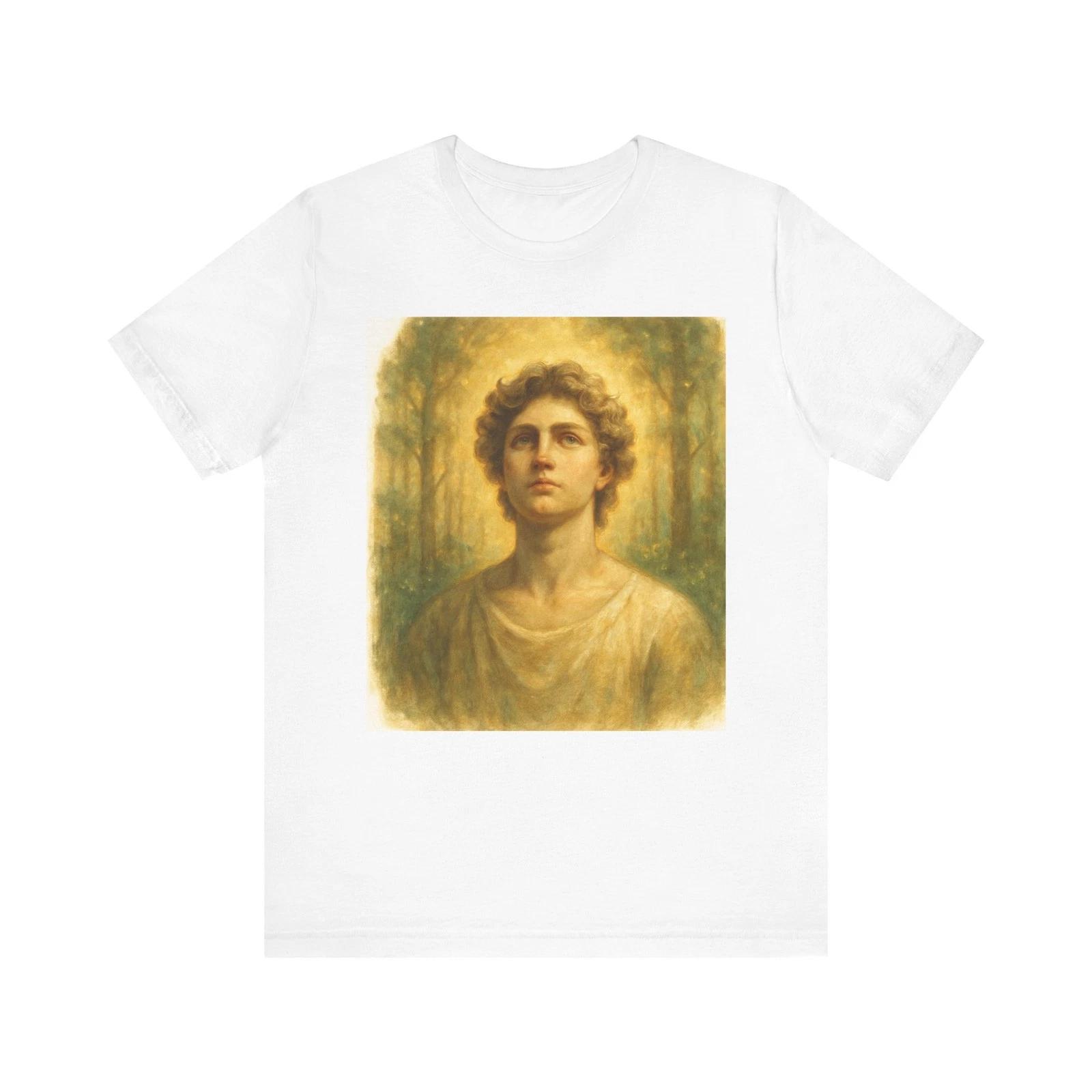 Celestial Inspired Unisex Short Sleeve Tee, Soft Graphic Children s Children s T  Children s T-shirt, Artistic [...] 100