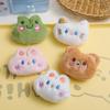 Cartoon Plush Animal Brooch & Wrist Strap Accessories - Rabbit, Cat, Bear, Frog