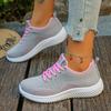 Fashion Women Sneakers 2025 New Walking Plus Size Shoes Woman Lace Up Round Toe Sneakers Women Fashion Lightweight Designer Shoes Women