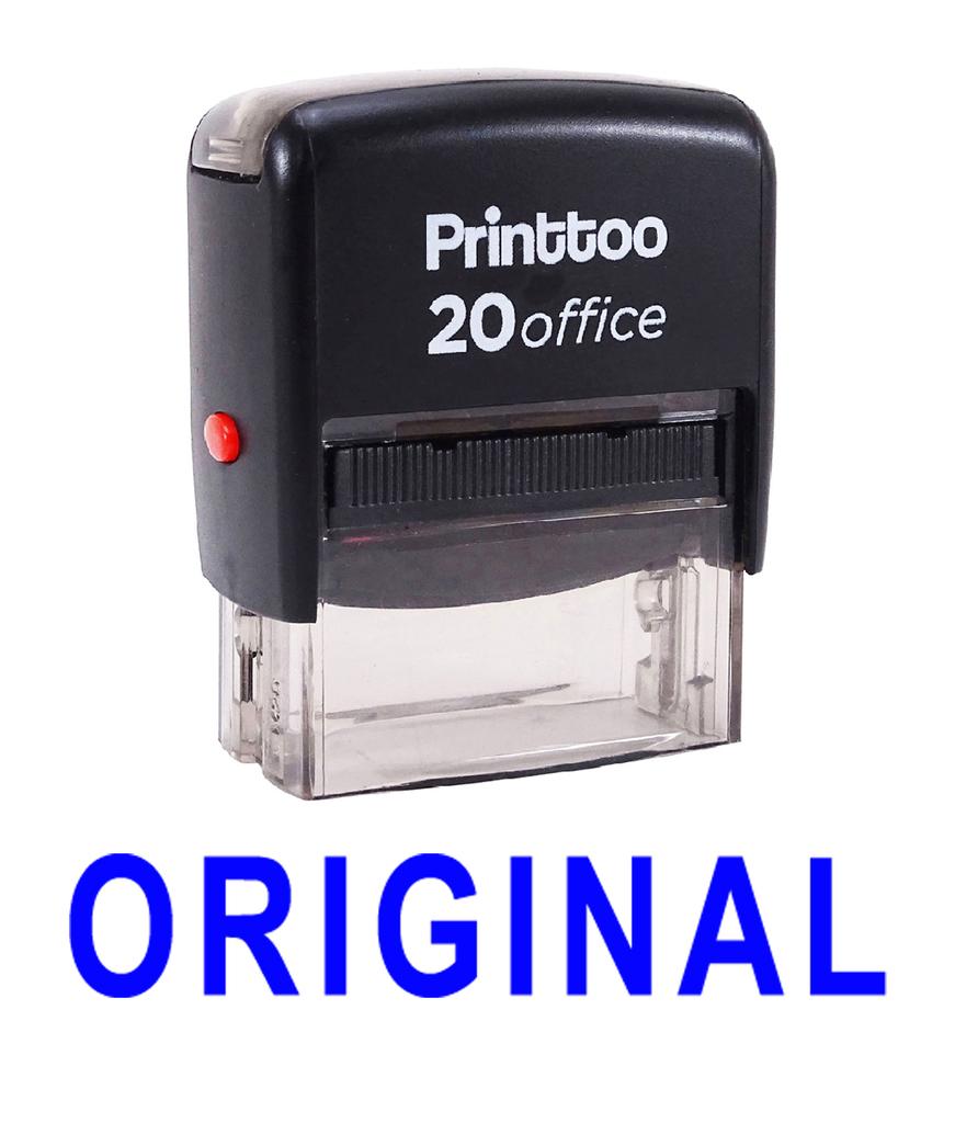Printtoo Self Inking Rubber Stamp Office Stationary ORIGINAL Custom