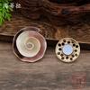 New enamel spiral flower magnetic corsage women's autumn and winter fashion versatile magnetic brooch