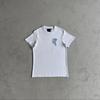 Syna Letter Print Crew Neck Short Sleeve T-Shirt Couples High Street Fashion Casual Top