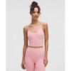 Align  Cropped CAmi TAnk Top  Light Support  A B Cup Pink Tide