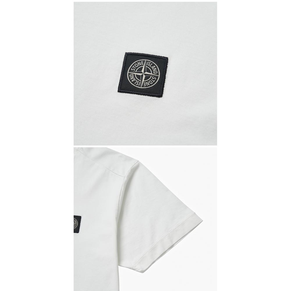 Stone ISland 24113 A0001  811524113  Mini Waffen Logo Patch Men S Short Sleeve Tee
