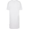 T-shirt robe femme Urban Classics organic oversized slit - blanc