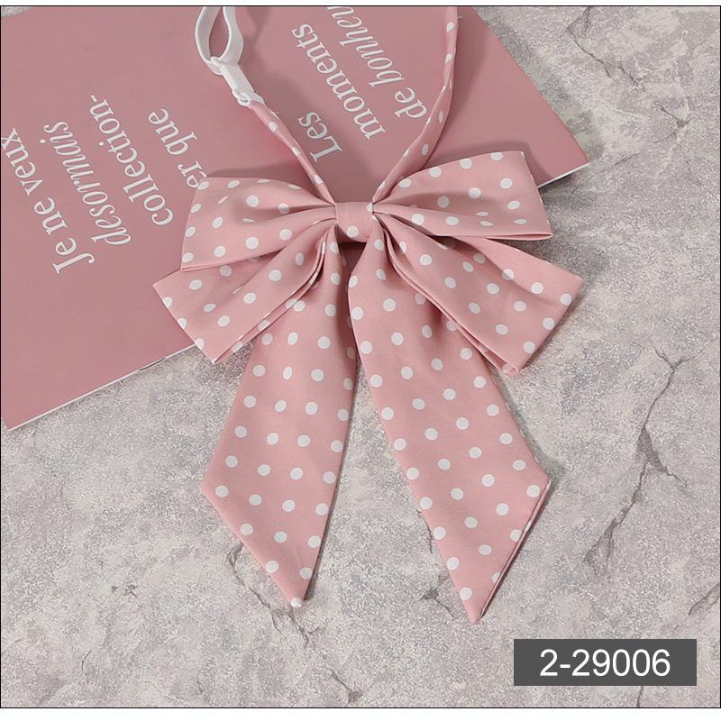 

JK Polka Dot Flower Bow Tie - Japanese Academy Style Sailor Suit for Girls