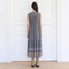 Thursday Island Women S Border Mix SleeveleSS dreSS Navy T264mop213w