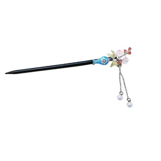 China Vase Enamel Hairpin, Hairpin Magic Tool, Hanfu Ancient Style Headpiece