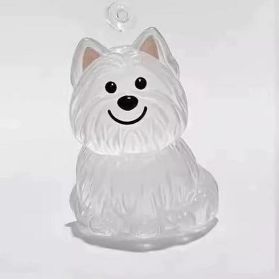 Pet Hair Pendant Keychain: Cute Commemorative Dog Hair Capsule Collection Charm