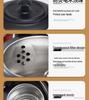 Thickened Stainless Steel Black Classical Teapot for Restaurant and Hotel, Induction-Compatible, Small Tea Art Kettle.