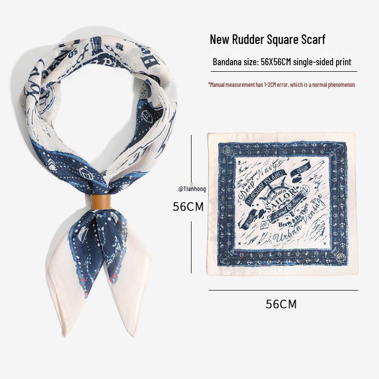 Men's Trendy Silk Bandana: Retro Headband, Neck or Waist Tie, and Pants Accessory.