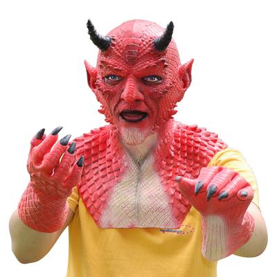 Cosplay Horror Lord Boss King Of Lies Diablo Belial Berry Demon Halloween Mask Full Face Head Cover Hand Claw Gloves Party Props