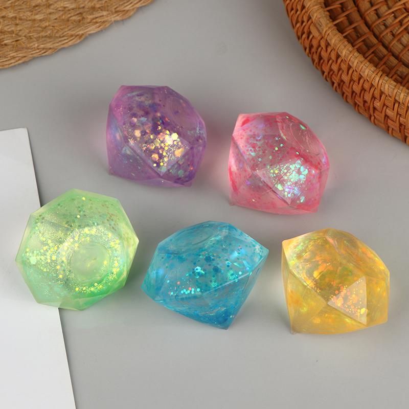 Slow Rise Squishy Tabas Fidget Toys Anti-Stress Toys Gel Ice Cube Square With Decompression Vents Sensory For Adults And Kids