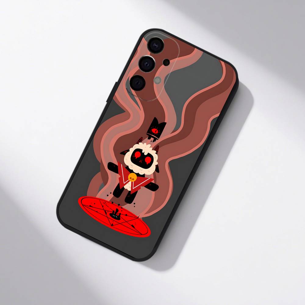C-Cult the L-Lamb Sheep Black Cover Phone Case For Samsung S25,S24,S21,S22,S23,S30,Ultra,S20,Plus,Fe,Lite,5G