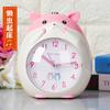 Creative New Little Hamster Cartoon Voice Alarm Clock Children Student Using Silent Luminous Girl Cute Electronic Alarm Clock
