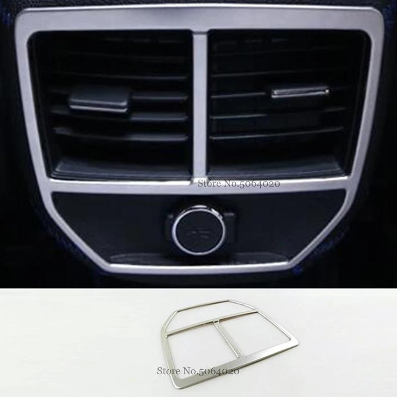 For Peugeot 3008 GT 5008 2017-2023 Car Styling Accessories Stainless Steel Interior Front Row Water Cup Holder Frame Cover Trim