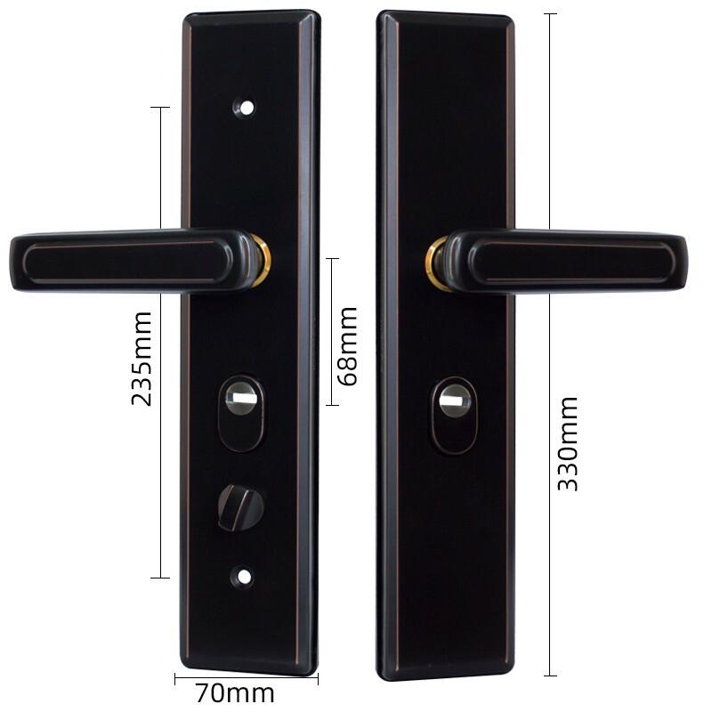HOTUN Anti-Pry Stainless Steel Security Door Handle