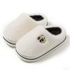 Home cotton slippers women's autumn and winter new indoor and outdoor wear thick bottom non-slip velvet warm cute fluffy slippers