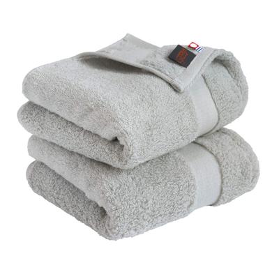 Hiorie Grand Imabari Certified Face Set of Made In Japan with Premium Staple Instant HOTEL'S Towels, 2, Stone, Extra-Long Cotton, Absorbency,