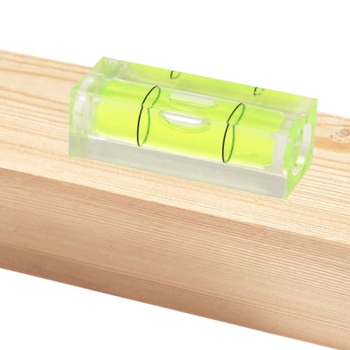 Magnetic Level with Graduation, Mini Level, Magnetic Level, Magnetic Bubble Level, Record Level, 45 Degree/Vertical Measurement, Made of ABS and Acryl