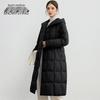 Snowflying Women's Goose Down Mid-Length Winter Puffer Jacket