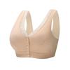 Mom Underwear Threaded Bra Medium and Old Vest Bra Front Buckle No Steel Rim Soft Cotton Bra