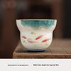 Hand-Painted Jade White Tea Cup Set - Kung Fu Style Porcelain with Gift Box