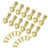100PC Frame Picture Turn Button Fasteners Set Gold Hardware Backing Clips Picture Frame Backing Clips
