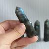 6070mm Natural Quartz Crystal Point Healing Obelisk Hexagonal Wand Decor Reiki