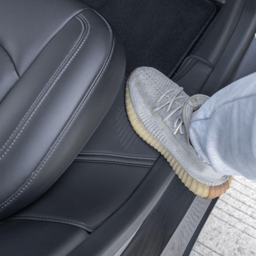 2Pcs Protector Suede Protective Pad Protection Strip for Tesla Model Y Modification Accessories