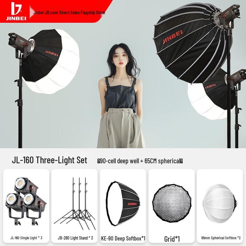 Jinbei JL160W LED Photography & Live Stream Fill Light