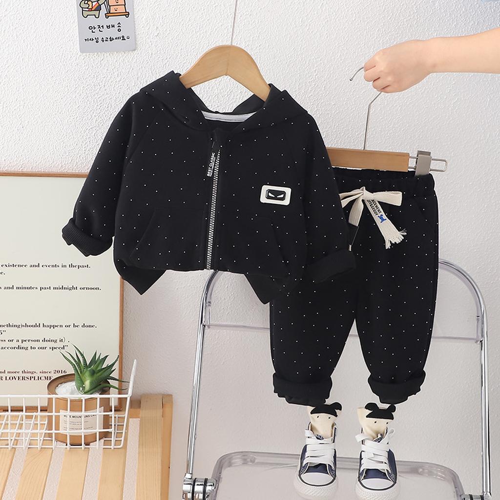 Set casual a maniche lunghe per bambini, comodi outfit da indossare tutti i giorni