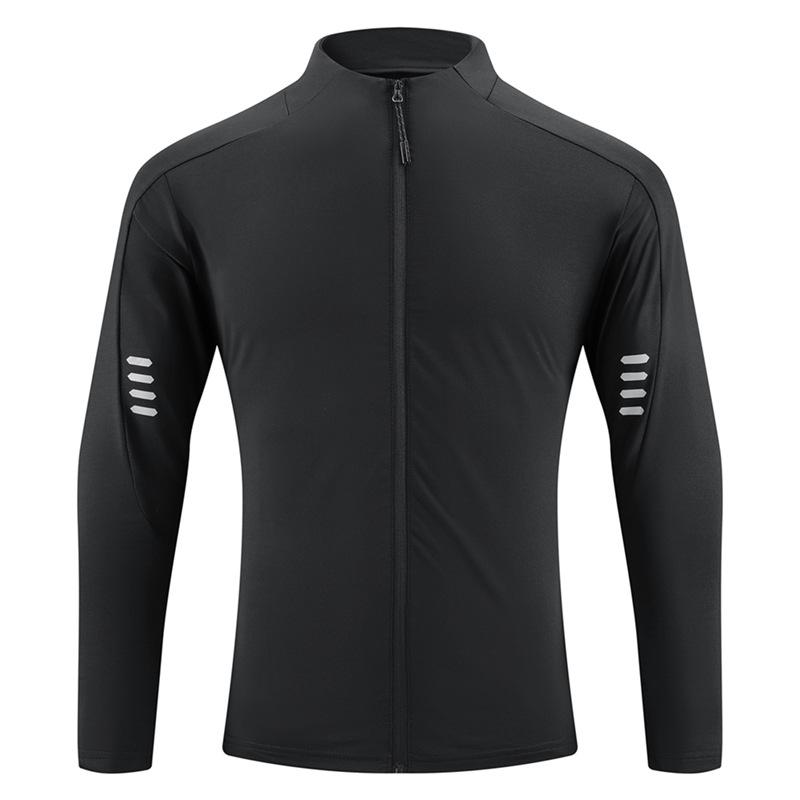 

Men s Slim Fit Quick-Dry Long-Sleeve Athletic T-Shirt Large чорний
