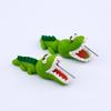 Handmade Polymer Clay Soft Cute Crocodile Earrings Animals Wear Cute Green Alligator Earrings Studs