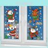 Weihnachtsfensteraufkleber mit statischem Aufkleber PVC Eisbär-Design für Feiertagsdekoration