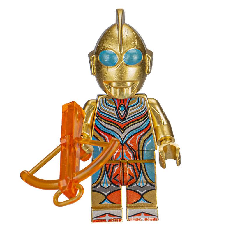 Ninja Warrior Superhero Doll With Weapon Single Building Block Assembly Toy
