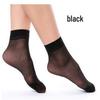 Women's Summer Short Silky Transparent Crystal Stockings - Invisible Socks Pair