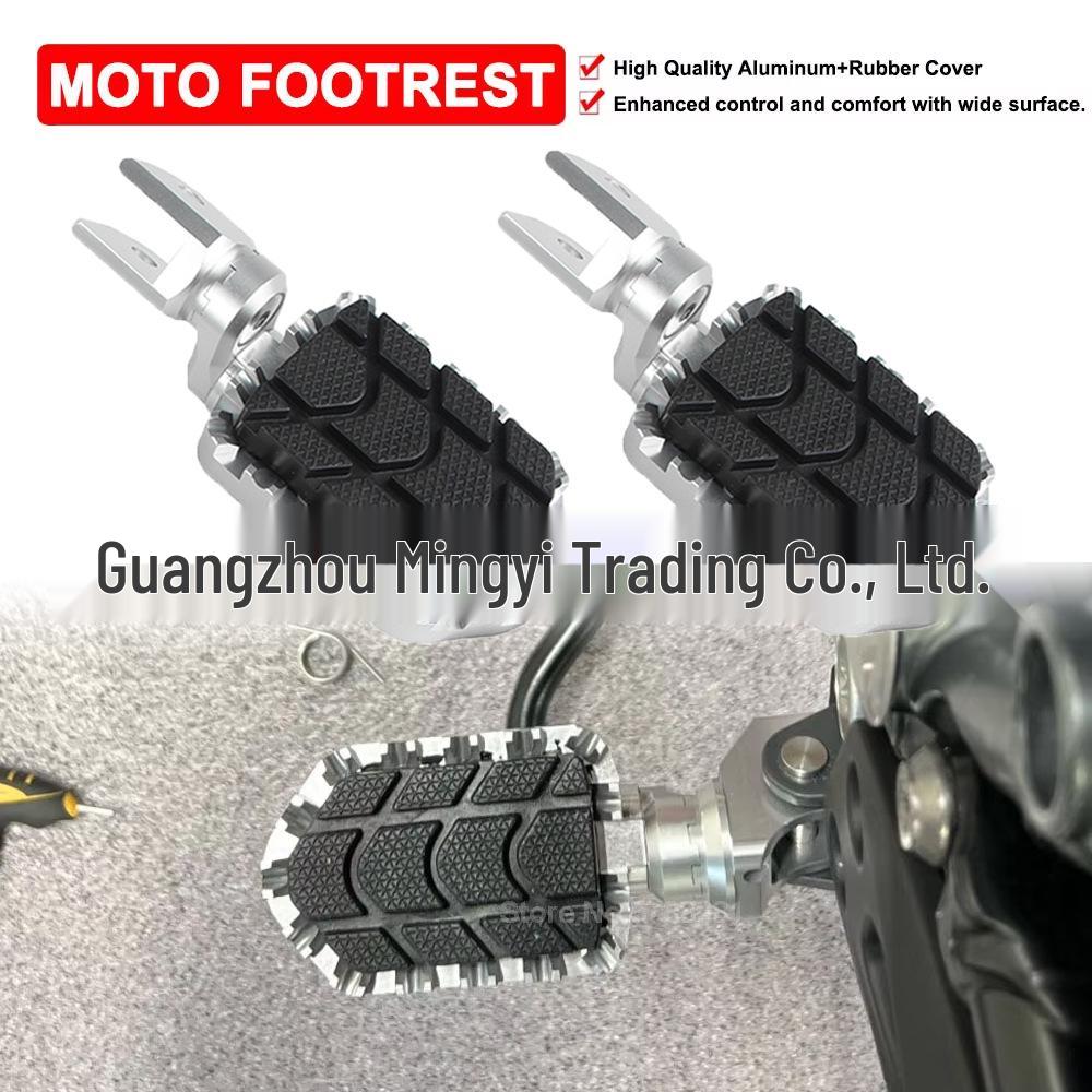 Enhanced Front Foot Pegs for BMW F650GS, F750GS, F850GS - Aluminum Alloy