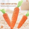 Cat Toys Cute Carrots Self-hi Anti-boredom Grinding Teeth Grinding Claws Bells Cat Sticks Kittens Cat Products Pet Toys