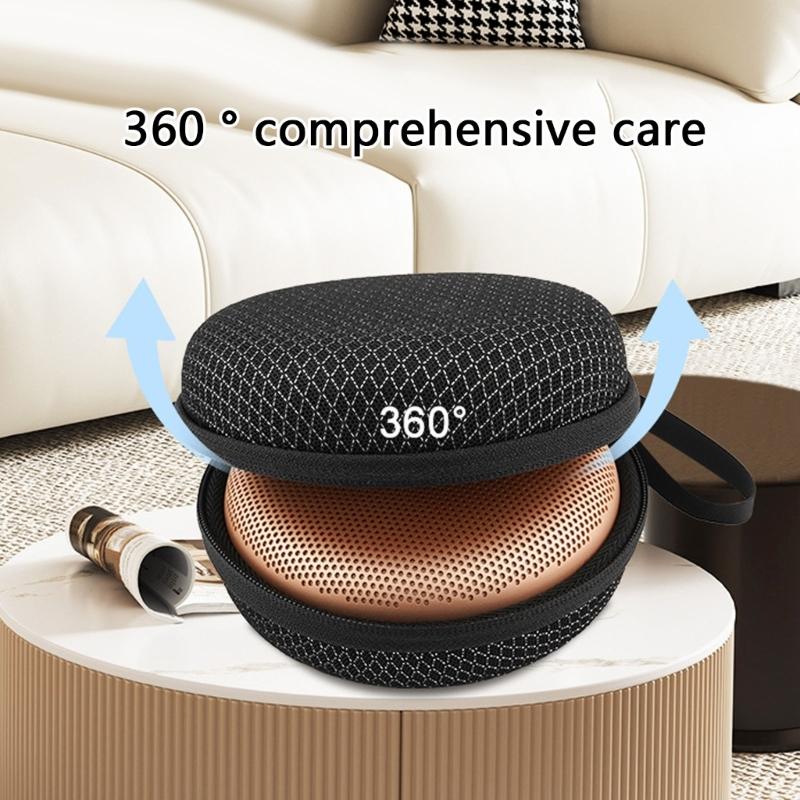 Hard Protective Carrying Case with Handle Straps For 1/2/3 Speaker Travel Storage Bag