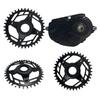Compatible ChainRing Adapter for Bafang MidDrive Motors 104BCD For M500 M510 For M600 M620 with 34T 40T Options