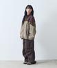 Nontai Parachute Contrast Cargo Pant (Brown)