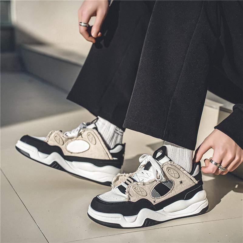 Men 's Casual Four Seasons Fashion Students Comfortable Sneakers Boys Trending Soft Sole Breathable Shoes