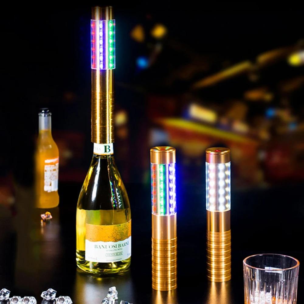 LED Strobe Baton Champagne Wine Bottle Service Sparkler for Nightclub KTV Bar LED Flash Sticks Bottle Flash Baton Decor Light