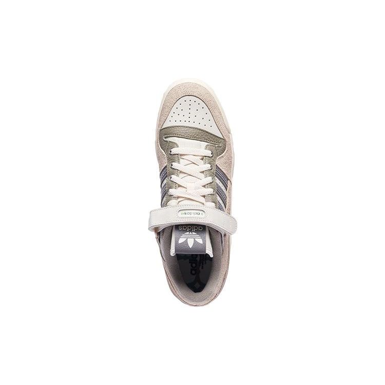Adidas Originals Foss X  Forum 84 Low Comfortable Durable Low-Top Sneakers Unisex Sneakers Gray White IE0026(S-BOX)