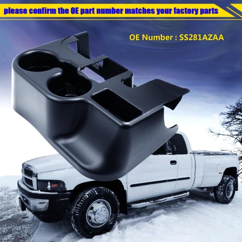 ABS Cup Holder With Storage Tray For 1500 2500 3500 Models 2003-2012 Vehicle Center Console Organizer SS281AZAA