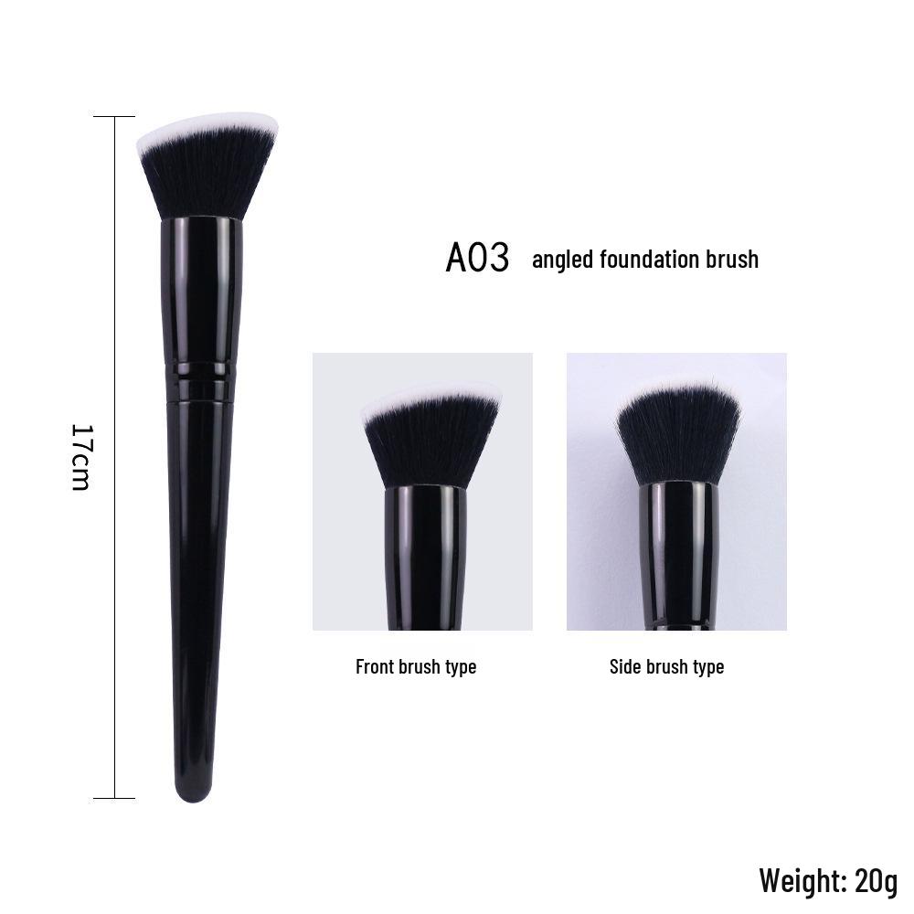 Ziye Série Starlight: Sada černých štětců na make-up Soft-Hair - Přizpůsobitelná, Skladem