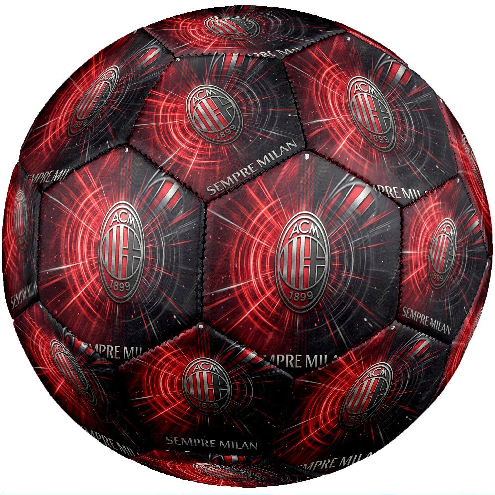 Pallone da calcio Tema AC Milan Taglia 5 Pallone da calcio Tocco Morbido Pallone da calcio per Allenamento Professionale per Sport all'Aperto