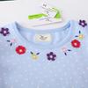 European Style Girls' Polka Dot Princess Dress - Autumn Embroidered Long Sleeve Skirt